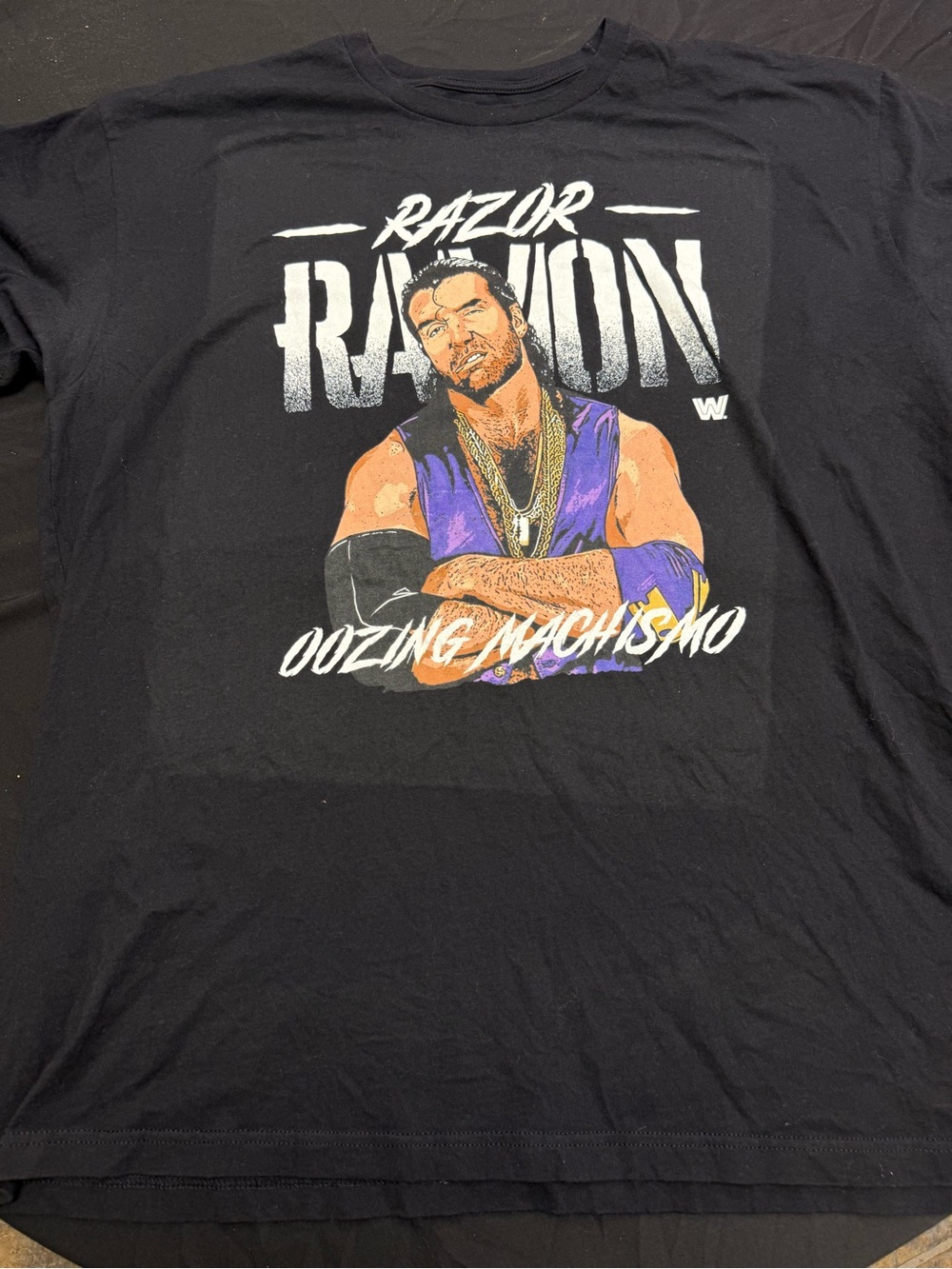 Razor Ramon Oozing Machismo Black Graphic Tee 3XL
